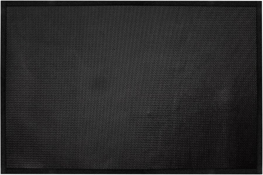 Grillmat Terras Onderlegger Vuurvast Terras Beschermen Hittebestendig Materiaal 76 x 122 cm Zwart