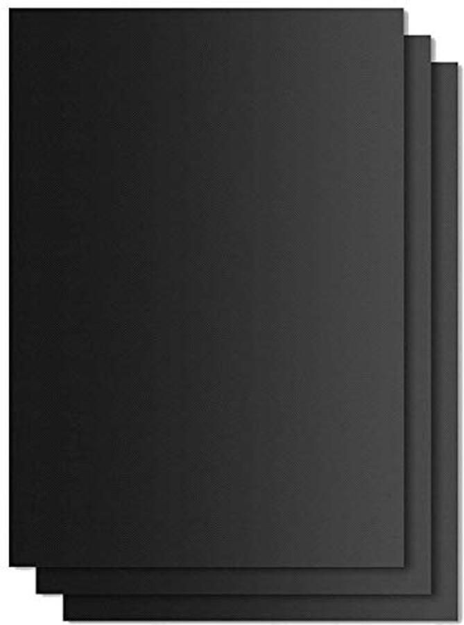 Grillmat voor BBQ en Oven Herbruikbare Anti-aanbak Bakpapier Set van 3