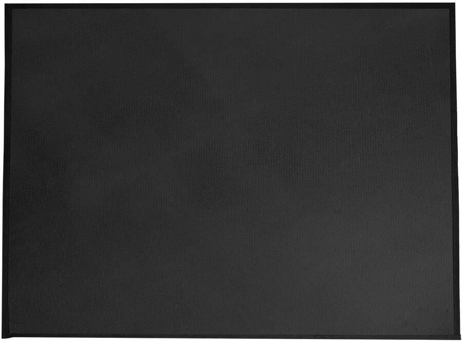 Grillmat Terras Onderlegger Bakplaat Buiten Koken Hittebestendig Vetopvang 100 x 152 cm Zwart