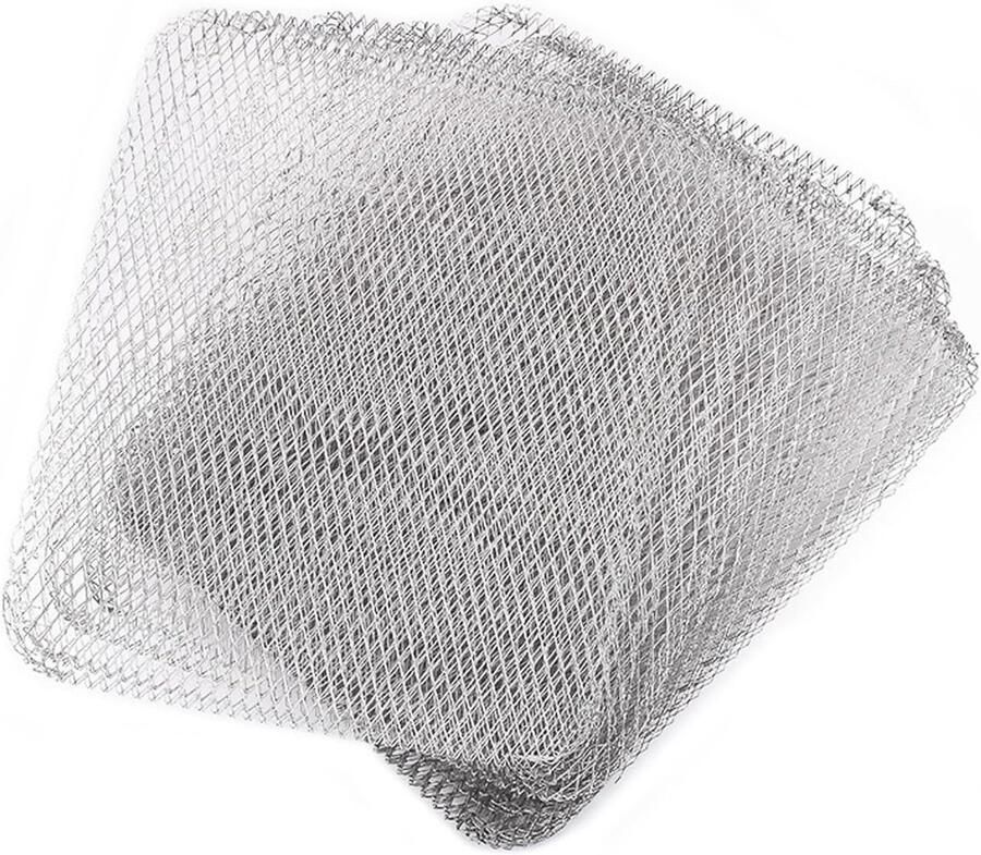 Grillmatten Barbecue Liners Outdoor Koken Anti-aanbak 10 Stuks Zilver