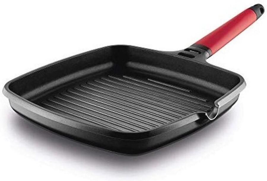 Grillpan 27 cm van Gegoten Aluminium voor Ovens en Alle Kookplaten