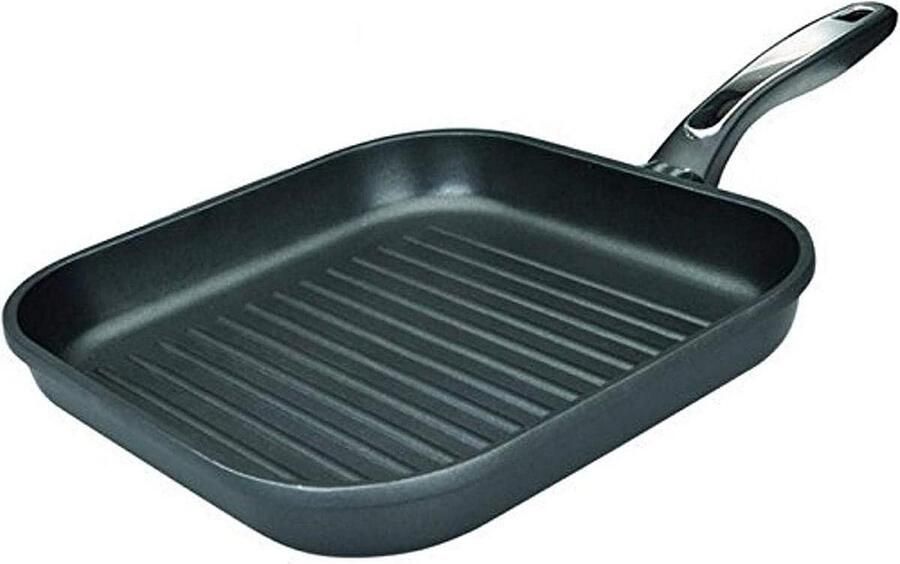 Grillpan Aluminium Koekenpan Koken op inductie Antiaanbaklaag 28 cm