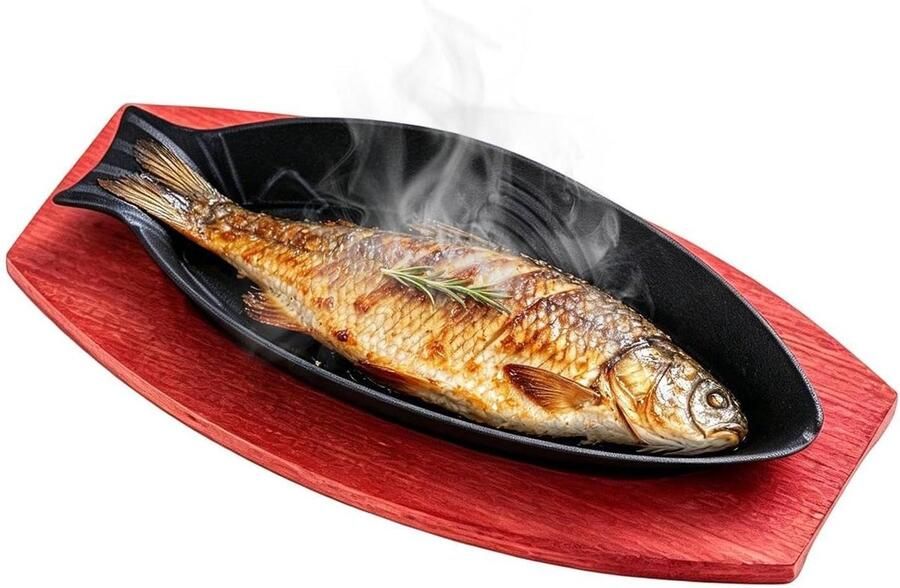 Grillpan Antiaanbak Platte Bakplaat Dagelijks Koken Gelijkmatige Warmte Klein Zwart