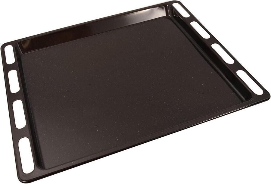Grillpan Druipbak Reserveonderdeel Bak Oven Reinigen Origineel Onderdeel 46 x 418 x 7 cm Zwart
