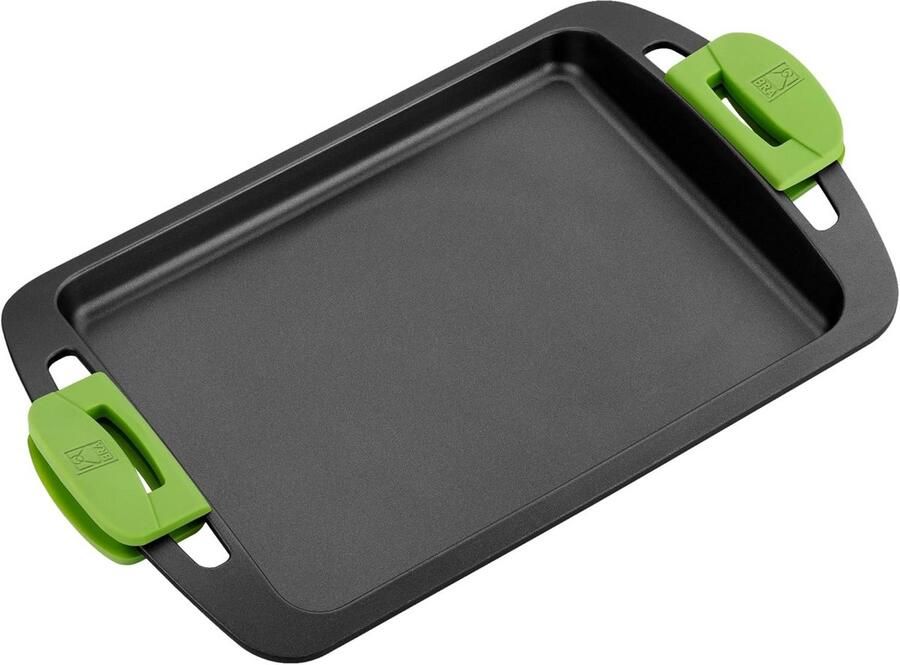 Grillpan Koekenpan Gezond Koken Gegoten Aluminium 40 cm Diameter Zwart