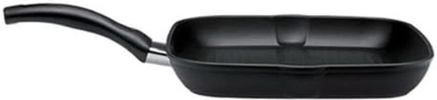 Grillpan Koekenpan Grill Vlees Grillen Antikleef Coating 28x28 cm Zwart