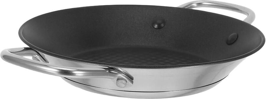 Grillpan Koekenpan Ontbijtpan Braadpan Gezonde Maaltijden Bereiden Innovatieve Antiaanbaklaag 28 cm Zilver