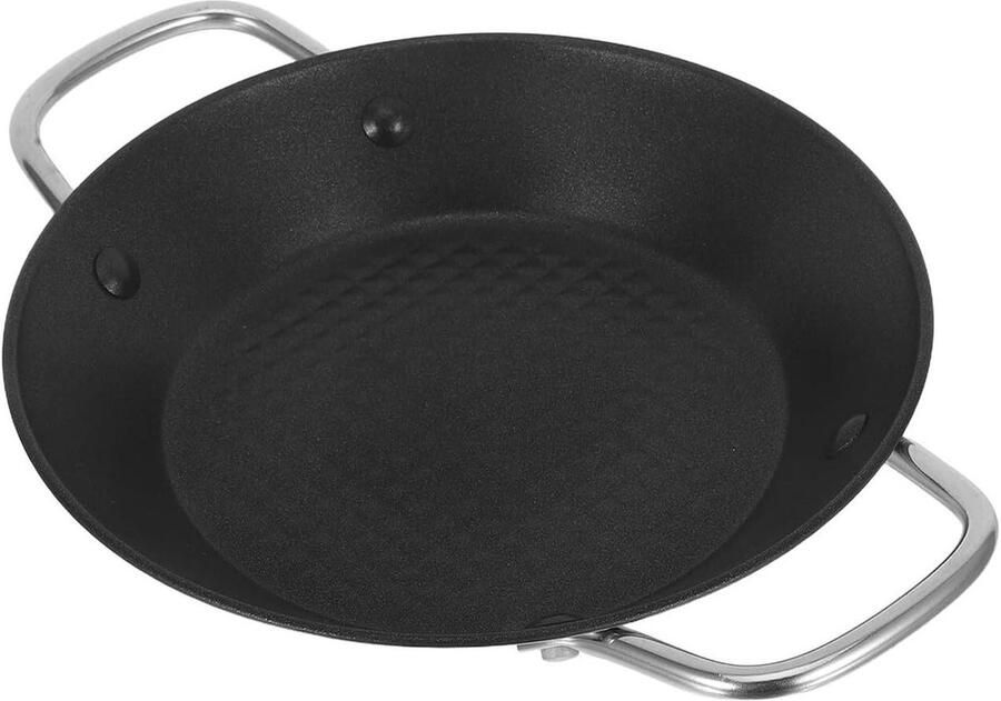 Grillpan Koekenpan Steakpan Omeletpan Gezond Grillen Innovatieve Antiaanbaklaag 28 cm Zilver