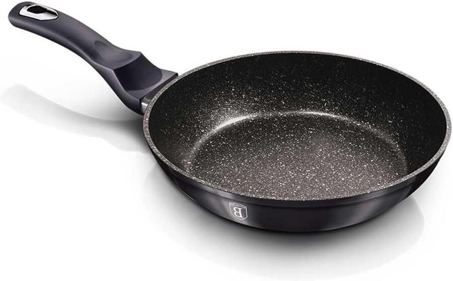 Grillpan Marmer Koekenpan Gezond Koken Antiaanbaklaag 30 cm Koolstof