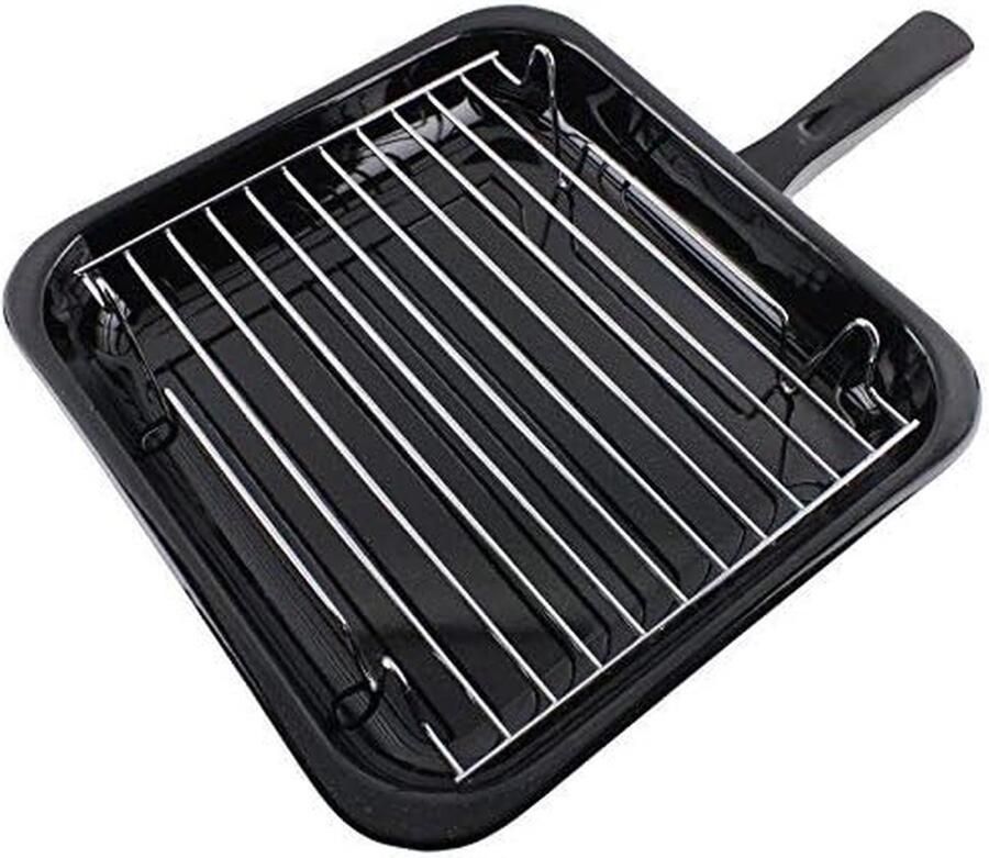 Grillpan met Mesh Vervangende Pan Koken in Camper Specifiek voor SpinFlo 285 mm x 275 mm