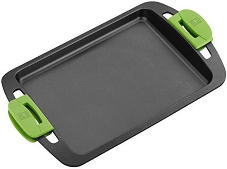 Grillpan met vlakke bodem Gietaluminium geschikt voor inductie en alle kookplaten