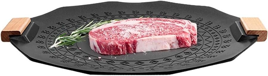 Grillpan Multi Grillpan Koken Non-stick 35 cm Zwart