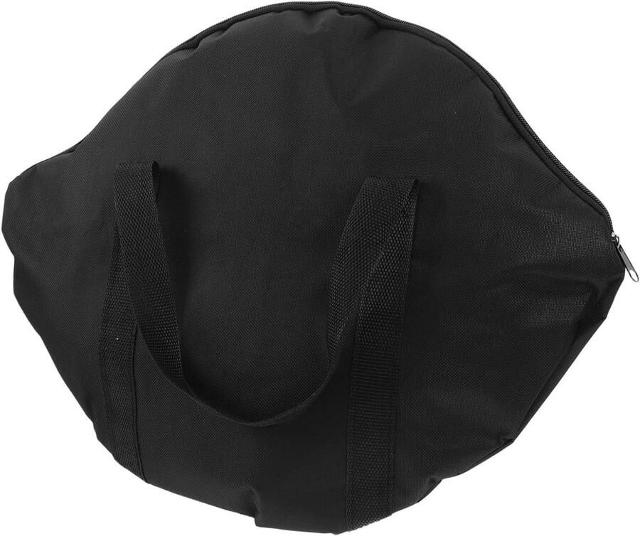 Grillpan Opbergtas Koekenpan Tas Buiten Grillen Ruim Interieur 47 cm Lengte Zwart
