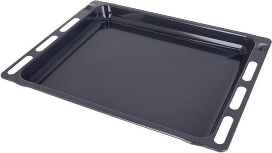Grillpan Plaat Oven Bakplaat Koken en Bakken Gelijkmatige Warmteverdeling 475 x 365 cm Zwart
