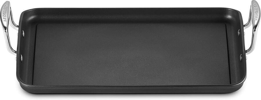 Grillpan Rechthoekig Platte Bakplaat Vlees Grillen Antiaanbaklaag 35cm