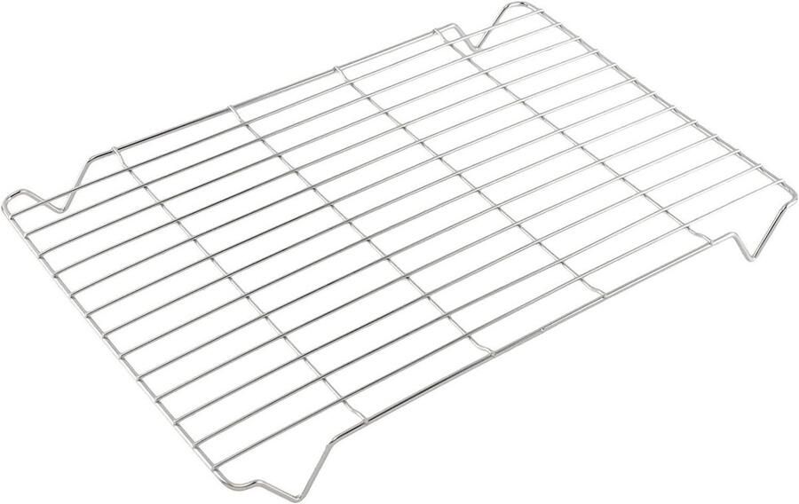 Grillpan rek Oven lade Oven gerechten RVS materiaal 335 cm breed Zilver