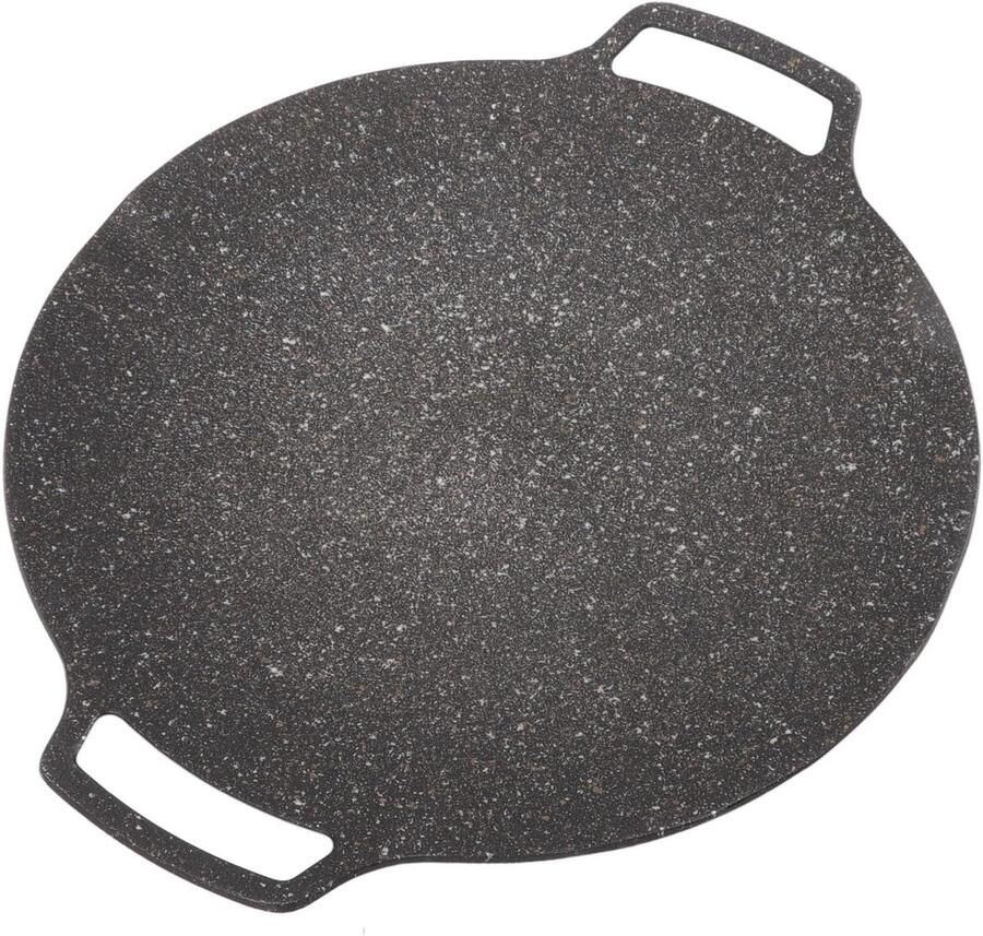 Grillpan Ronde Bakplaat BBQ Pan Koekenpan Buiten Koken Universeel Type 30cm Diameter