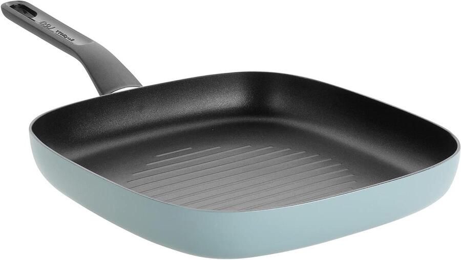 Grillpan Steakpan Koekenpan Vlees Grillen Geribbelde Bodem 26 cm Zwart