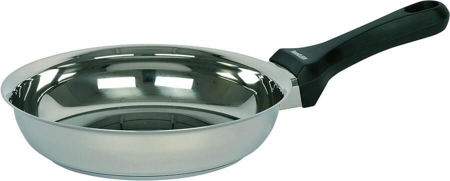 Grillpan Stoofpan Ronde pan Vetarm braden Grill honingraatbodem 28 cm Roestvrij staal
