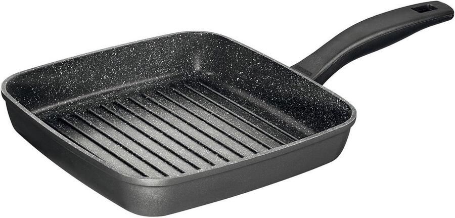 Grillpan Vierkant 26x26 cm met Antiaanbaklaag voor Gezond Grillen