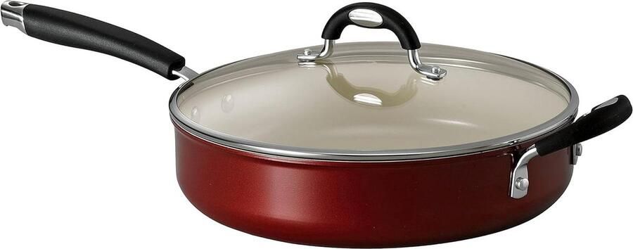 Grillpan Vierkant Koekenpan Gerechten Bereiden Antiaanbaklaag 28 cm Koperkleurig