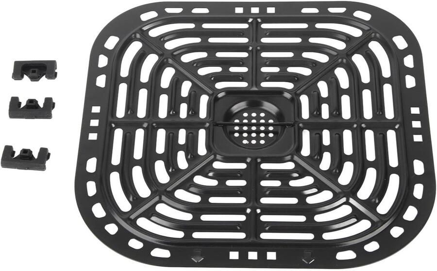 Grillpan Vierkante Friteuse Grillpan Vervangende Grillpan Voor Friteuse Vierkante 24x23cm Friteuse Vervangende Grillpan 304 Roestvrijstalen Friteuse Vervangende Scherperplaat