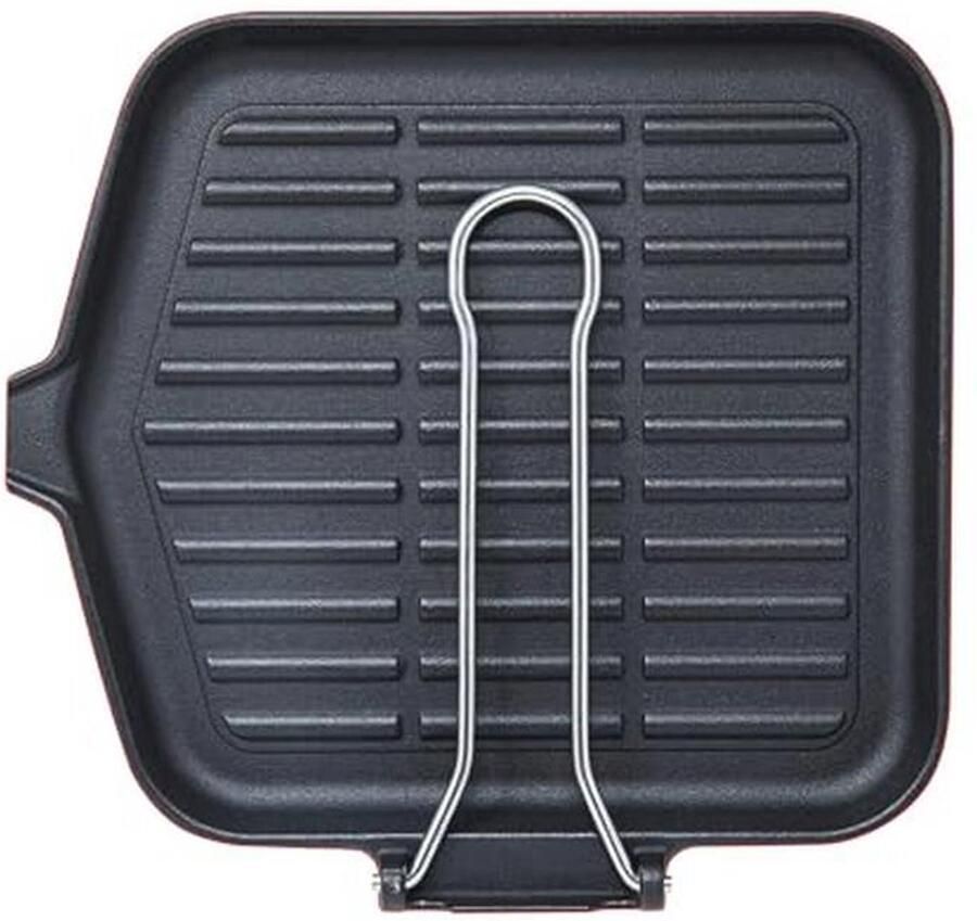 Grillpan voor Gezond Koken RVS en Duurzaam Design