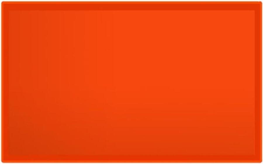 Grillpanhoes Siliconen Anti-aanbakmat Grill Buiten Koken Uitgebreide Velgbescherming 45 cm Oranje