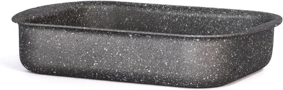 Grillplaat Aluminium Koekenpan Lekker Koken PFOA Vrij 18 x 25 cm Grijs