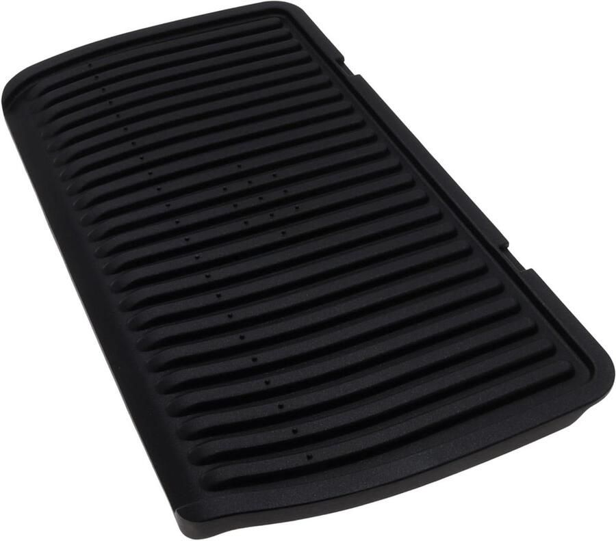 Grillplaat Bakplaat Binnen Grillen Anti-aanbaklaag 40x23 cm Zwart