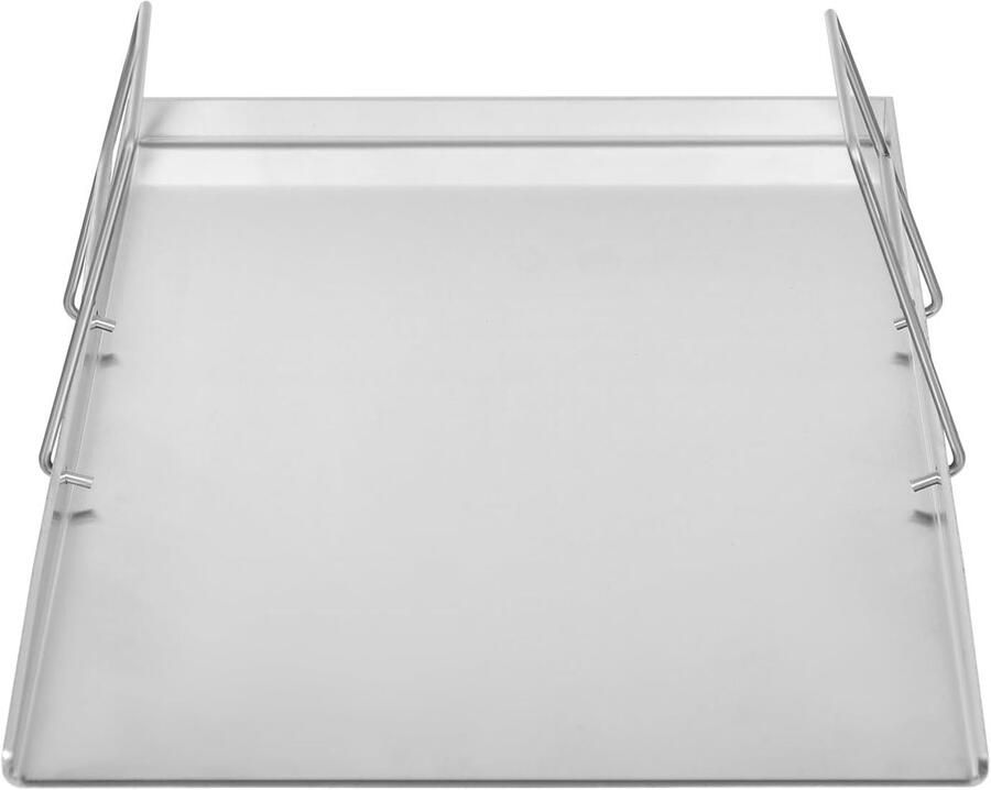 Grillplaat Bakplaat Buiten Koken Roestvrij Staal 48 x 34 cm Zilverkleurig