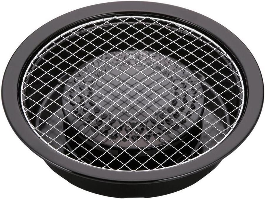 Grillplaat Bakplaat Buiten Koken Ver-infraroodwarmte 29 cm diameter Zwart