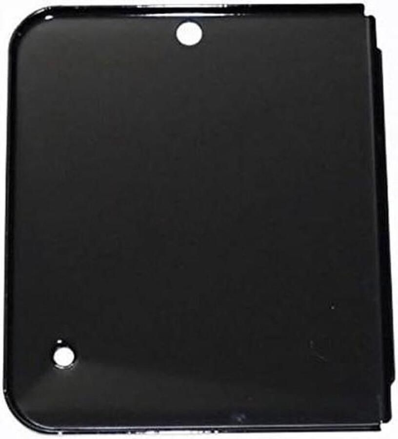 Grillplaat Bakplaat Plaat Barbecueën Geëmailleerd Metaal 35 x 30 cm Zwart