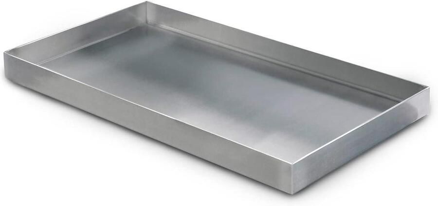 Grillplaat Bakplaat Plaat Barbecueën Roestvrij staal 25 x 445 cm Zwart