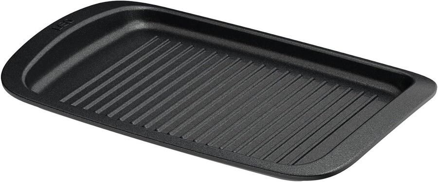 Grillplaat Bakplaat Plancha Vlees Groenten Keramische Coating 42x23 cm Grafiet