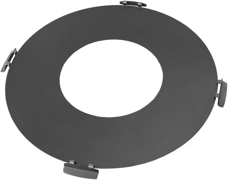 Grillplaat Bakplaat Vuurkorf Buiten Koken Handgemaakt Staal 78 cm Zwart