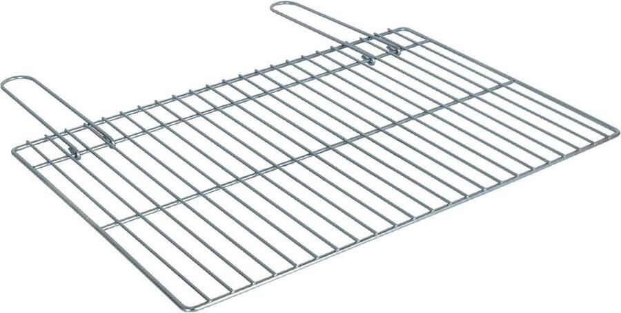 Grillplaat Barbecue Accessoire Buiten Koken Zink Gecoat 60 x 40 cm Meerkleurig