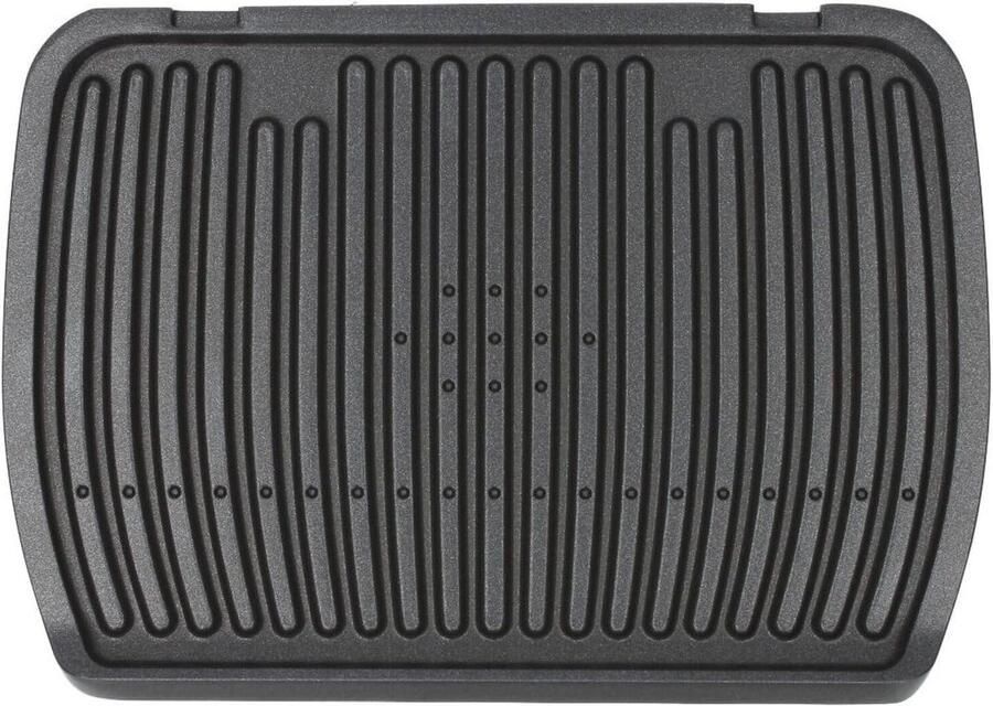 Grillplaat Bovenstuk Contactgrill Plaat Grillen Thuis Vaatwasserbestendig 32x22.5 cm Zwart