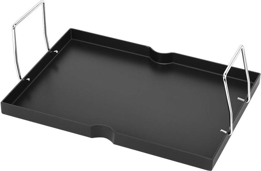 Grillplaat Gietijzer Bakplaat Barbecue Buiten Koken Antiaanbak Gietijzer 44 x 315 cm Zwart