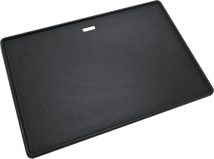Grillplaat Gietijzer Bakplaat BBQ Vlees Grillen Direct Contact Vermijden 26x38 cm Zwart