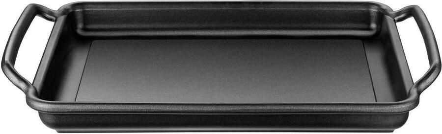 Grillplaat glad Solid+ Teflon Classic gecoat 40 x 28 cm