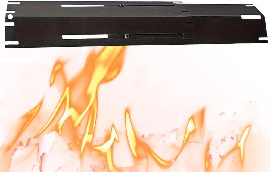 Grill Hitteplaten Barbecue Platen Gelijkmatig Grillen Vet Opvang Systeem 27.9 x 11.5 cm Multicolor