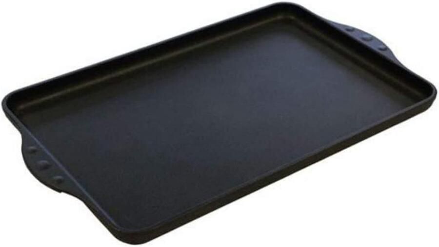 Grillplaat Inductie Favoriete Pan Teppanyaki-Grillplaat XXL 43x28 Cm Gladde Plancha Met Antiaanbaklaag Van Aluminium Voor Alle Warmtebronnen Incl. Inductie En Buitengrill
