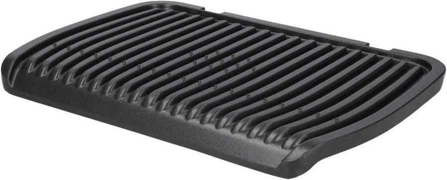 Grillplaat Onderkant Reserveplaat Contactgrill Gebruik Antiaanbaklaag 32 x 22 cm Zwart