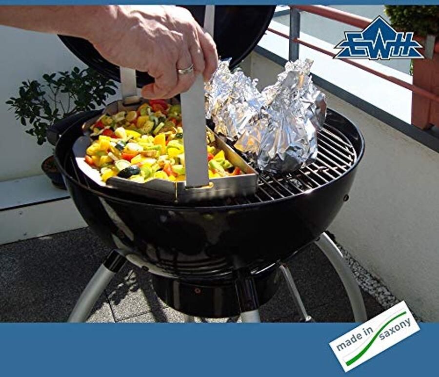 Grillplaat Plancha voor Kogelbarbecue 57-60 cm Roestvrij Staal
