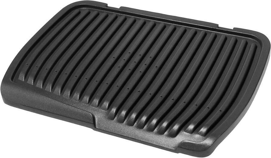 Grillplaat Reserveonderdeel Contactgrill Gietijzer 38 x 24 cm Zwart