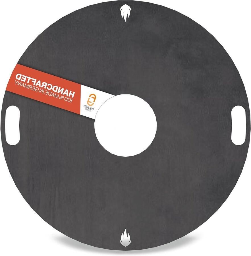 Grillplaat Rond Vuurplaat Plancha Buiten Koken 4 mm dik staal 60 cm Staal