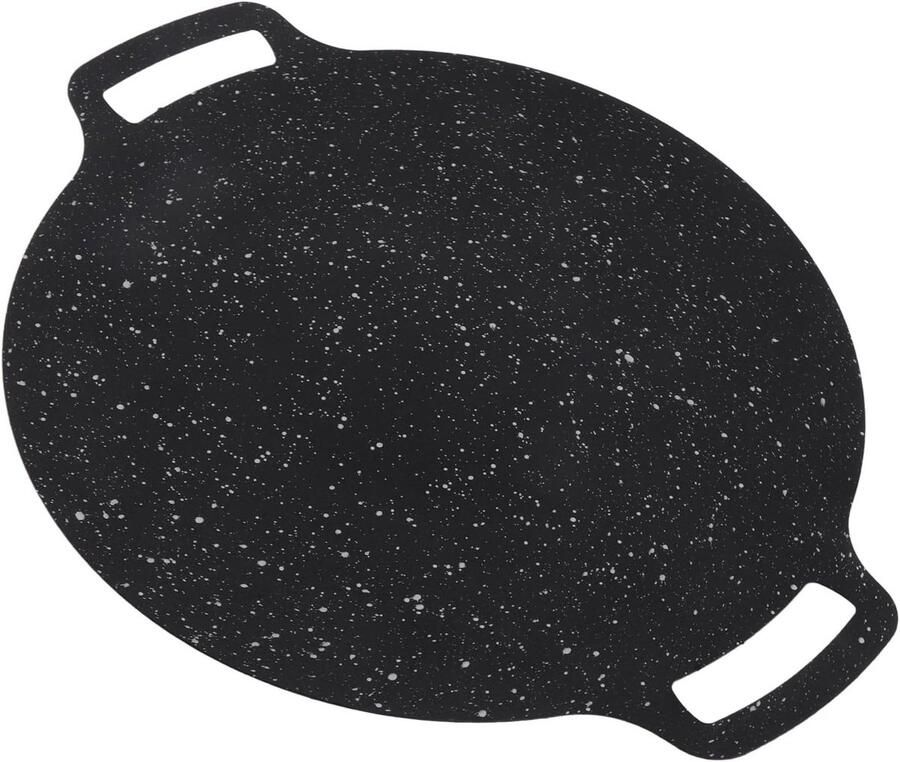 Grillplaat Ronde Bakplaat Koreaanse BBQ Plaat Buiten Koken Antiaanbak Maifan Steen 34cm Diameter