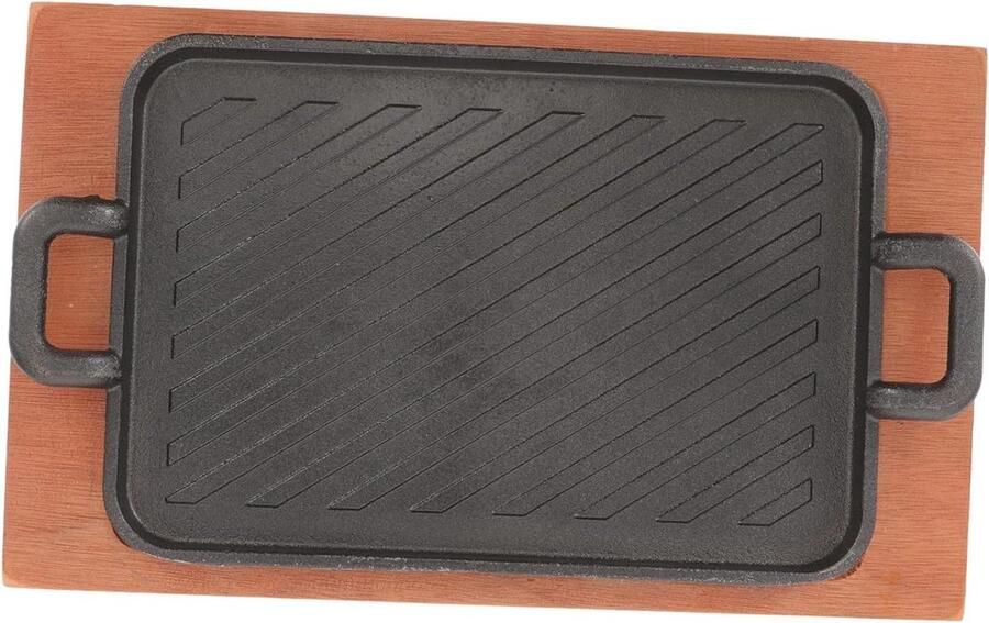 Grillplaat Teppanyaki Pan Buiten Koken Gelijkmatige Verwarming 31 cm Kleur