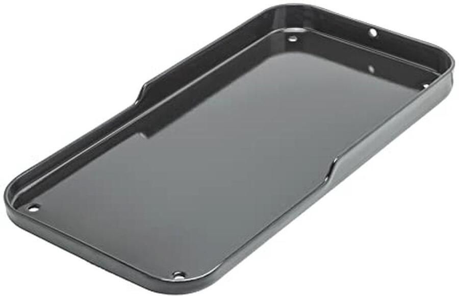 Grillplaat voor Elektrische Grillbarbecue Porselein Geëmailleerd Staal Zwart